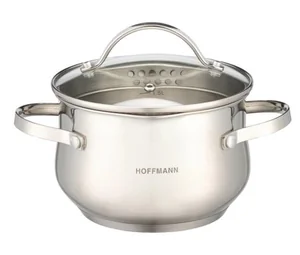 HOFFMANN Кастрюля 3,9л.20см. крышка со сливом НМ 5266