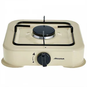 АКСИНЬЯ Плита газовая КС-105 бежевая