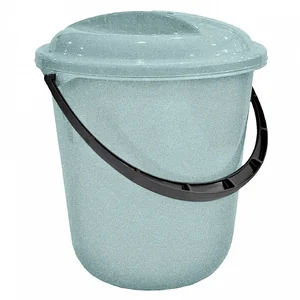 DELTA Ведро Bali круглое 10л с крышкой (светло-голубой) 221201014/01 