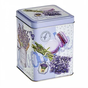 DELTA Жестяная банка Лаванда 2 П87*87h114v086-01898