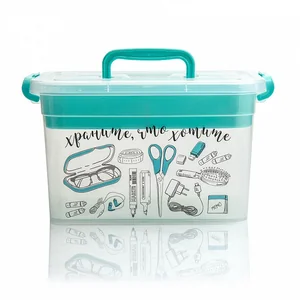 DELTA Контейнер для хранения 6,5 л, 310×200×180мм с вкладышем ВАЖНЫЕ МЕЛОЧИ 80902