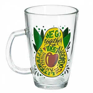 ДЕКОСТЕК Кружка для чая 350 мл (Лайк авокадо) 2012-Д