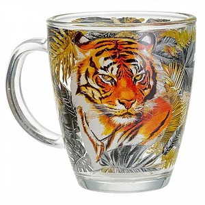 ДЕКОСТЕК Кружка для чая 350 мл (Основной инстинкт) круговая деколь 2025-Д