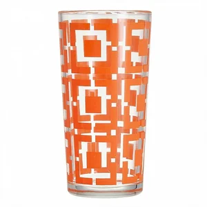 ДЕКОСТЕК Набор стаканов 230 мл 6 штук 1256/91 Карре оранжевый