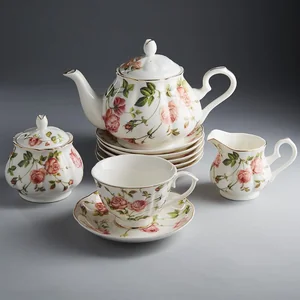 BEATRIX Набор чайный 15 предметов МН012P/15 Розанна в подарочной коробке