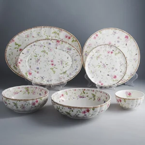 BEATRIX Сервиз столовый 46 предметов на 12 персон МР025С/46А Флер де лиз