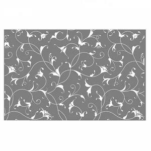 DELTA Салфетка сервировочная ПВХ 26×41 см Флора прозрачная
