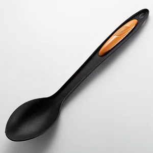 WEBBER Ложка поварская 34 см Comfort orange черная с оранжевым BE-1651Y 