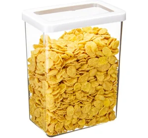 М-ПЛАСТИКА  Емкость для сыпучих 2,5л 16×10×21 см СТЕП БЕЛЫЙ М 1298