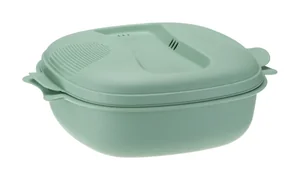 М-ПЛАСТИКА Кастрюля для СВЧ 1,6л ФИСТАШКОВЫЙ М 1411