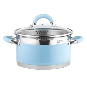 LARA Кастрюля 2,4л Sky Blue LR02-441