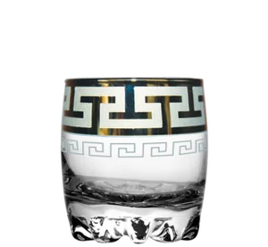 ГУСЬ ХРУСТАЛЬНЫЙ Набор стаканов для виски 305мл Греческий узор GE03-415/S