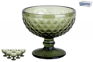 КОРАЛЛ Набор креманок 1/6 300мл Гвент GB2610D01DZS зеленый