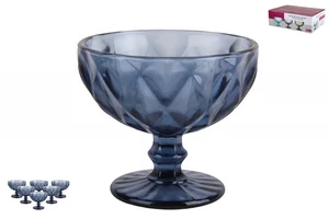 КОРАЛЛ Набор креманок 1/6 300мл Тебриз 4691 голубой