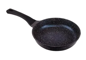 ГОРНИЦА Сковорода 200/49 мм, несъемная ручка (софт тач), без крышки, серия Мегаполис Синий с9201сн