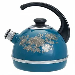 DELTA Эмалированный чайник 3,5л Олимпия T04/35/06/15 бирюзовый