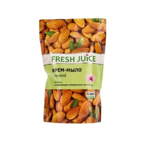 Fresh Juice Жидкое гель-мыло с увлажняющим молочком Миндаль дой-пак 460мл