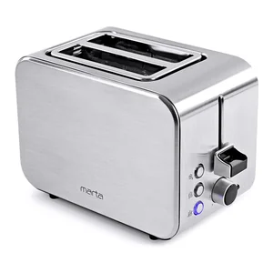 MARTA Тостер 1000W MT-1718 серый жемчуг