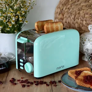 MARTA Тостер 850W MT-1721 Светлая яшма