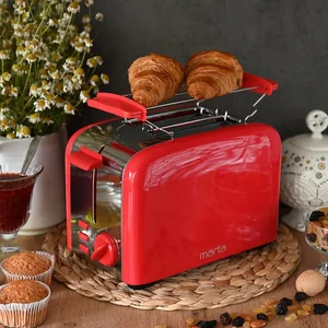MARTA Тостер 850W MT-1722 красный рубин