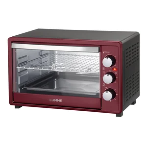 LUMME Духовка электрическая LU-1710 бордовый гранат