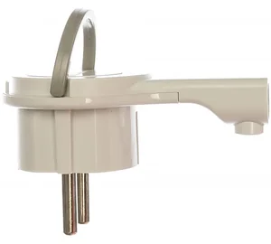 UNIVersal Вилка-невидимка за шкаф c заземлением белая 16А 250В 53129