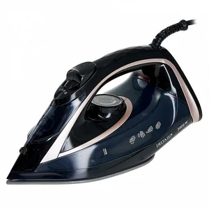 DELTA LUX Утюг электрический 2000 Вт черный с бронзовым DE-3001