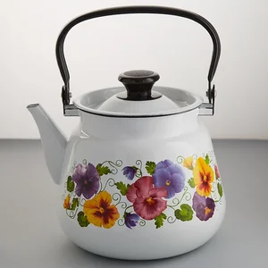 КМК Чайник 3,5 л конический Анюта белый 43504-132/6