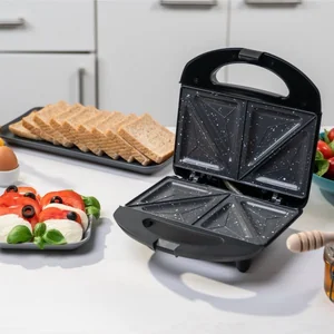 ZELMER Сэндвич-тостер ZSM7860 BLACK/INOX