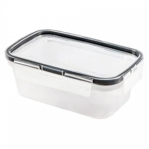 DELTA Контейнер для продуктов герметичный прямоугольный 0,35 л с защелками 221103501/00 бесцветный