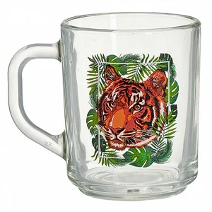 ДЕКОСТЕК Кружка для чая 200мл (Тигр на охоте) 335-Д 