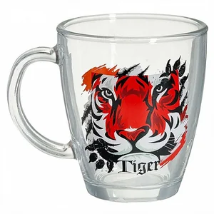 ДЕКОСТЕК Кружка для чая 350мл.  (Зов тигра) 2025-Д 