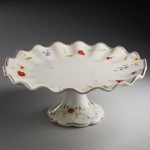 BEATRIX Тортница 25 см на ножке МН061X Флориана