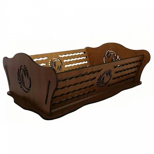 DELTA Сухарница 25,5×16,4×8,5 см резная А-4 Орех