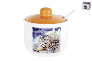КОРАЛЛ Сахарница 320 мл. Бенгальский тигр ZFC045-C1 п/у