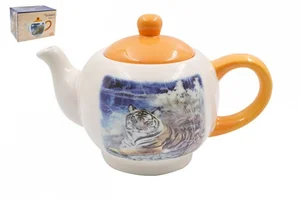 КОРАЛЛ Чайник заварочный 1000мл Бенгальский тигр ZFC047-C1
