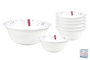 КОРАЛЛ Набор салатников 1/7 Синяя вуаль W-7A5 1059