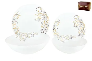 КОРАЛЛ Набор столовый 6/19 Ваниль BYS019001-T-#1080