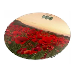 HOME ELEMENT Весы напольные электронные HE-SC908 Красные маки