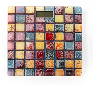 MARTA Весы напольные электронные MT 1677 золотистая мозаика