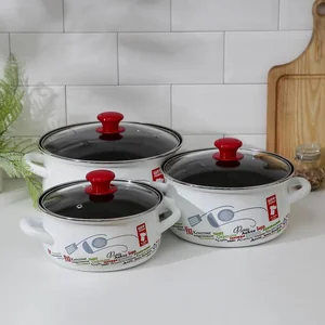 КМК Набор кастрюль (6пр.)  Кухня мира-1-Экстра (бел.)