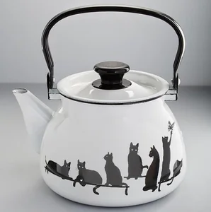 КМК Чайник 3 л сферический с металлической ручкой 42104-122/6-У4 Кошечки
