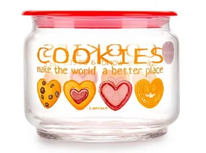 LUMINARC Емкость для сыпучих продуктов 0,5л Cookies Plano P7804