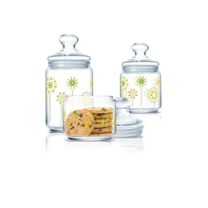 LUMINARC Емкость для сыпучих продуктов 0,75л Cotton Flower Q4103