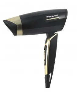 WILLMARK Фен 1200W WHD-220F чёрный/золото