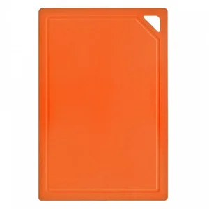 DELTA Доска разделочная прямоугольная средняя 310×210 мм (полиуретан) ДРГ-3022 оранжевая