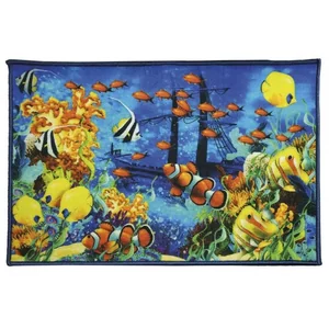 SHAHINTEX Коврик FANTASY ICARPET МОРСКОЕ ДНО 60*100 см. придверный 00-00004029