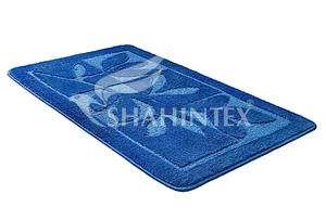 SHAHINTEX ЭКО Коврик для ванной СИНИЙ 60*90 5325