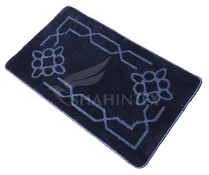 SHAHINTEX РР Коврик для ванной ТЕМНО СИНИЙ 60*100 8101