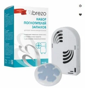 BREZO Набор поглотителей запахов и влаги для холодильников и морозильных камер, 2шт. 9